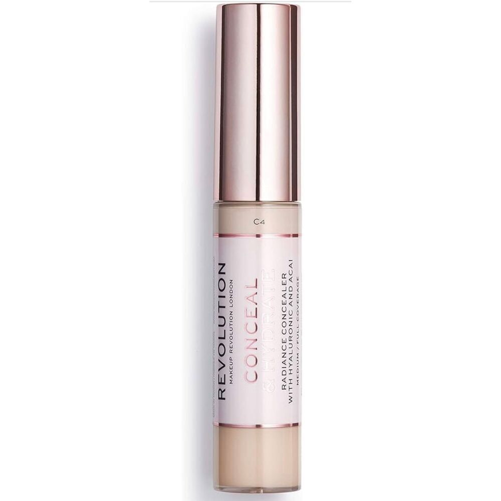 New Sealed Makeup Revolution Conceal & Hydrate Radiance Concealer in shade C4